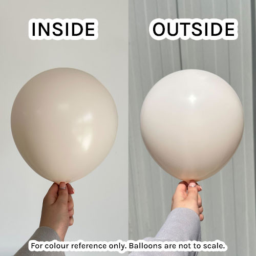18" Macaron Pale Salmon Kalisan Latex Balloons (25)