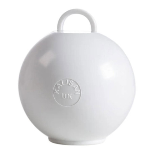 Small white balloon weights manufactured by Kalisan