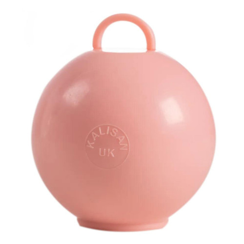 A small pink balloon weight manufactured by Kalisan