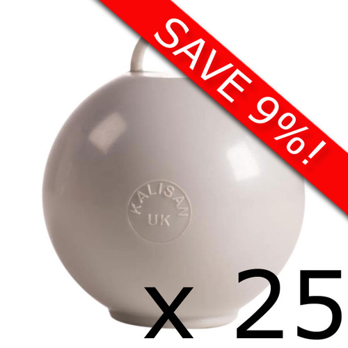 Bag of 75g Silver Grey Round Balloon Weights (25)