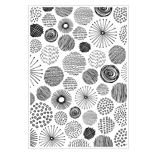 The clear stamp found in the Ecliptic Clear Stamp Set, designed by Stacey Park!