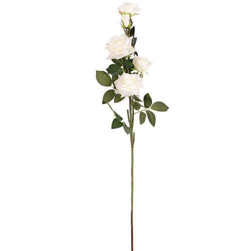 artificial white diana roses