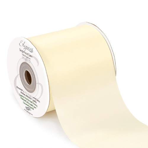 ivory satin sash ribbon