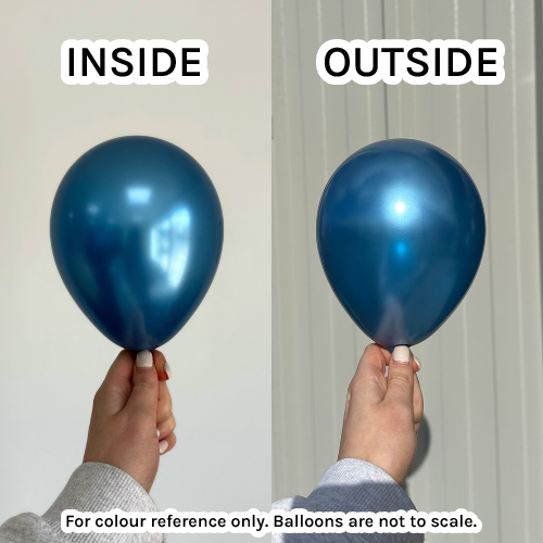 11" Glam Blue Prima Latex Balloons (50)