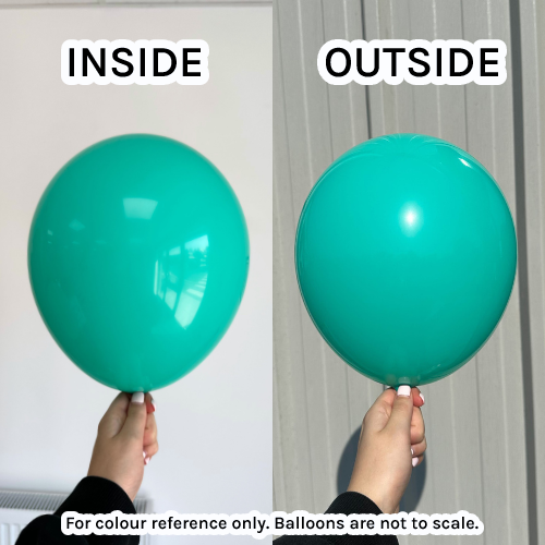 5" Aqua Prima Latex Balloons (100)