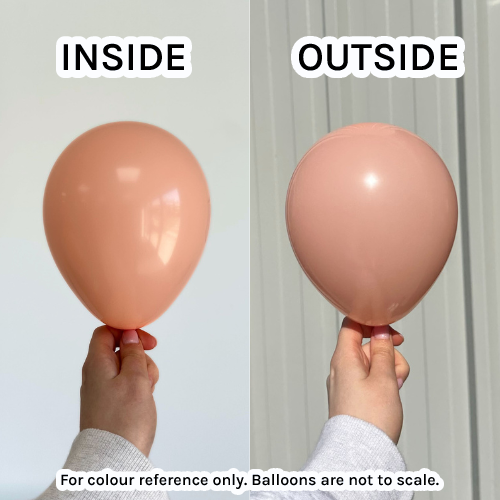 11" Peach Prima Latex Balloons (100)
