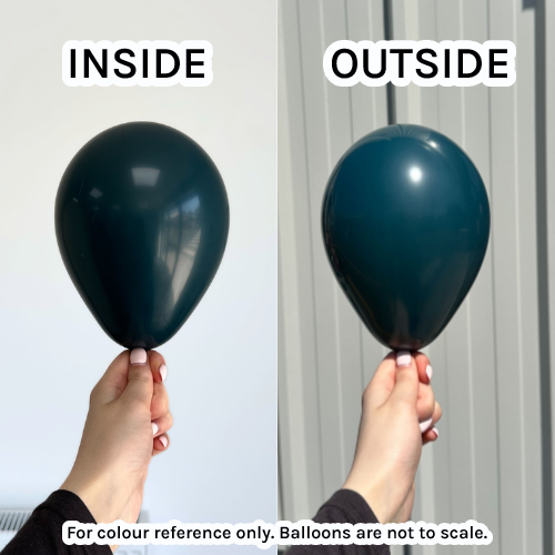 11" Deep Teal Prima Latex Balloons (100)