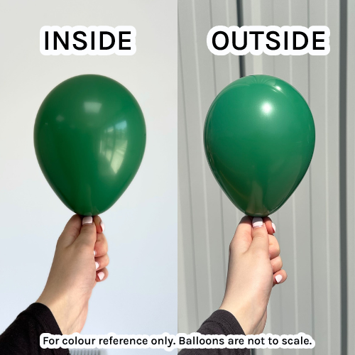 11" Dark Green Prima Latex Balloons (100)