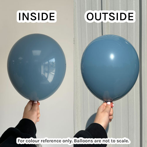 18" Smoky Blue Prima Latex Balloons (25)
