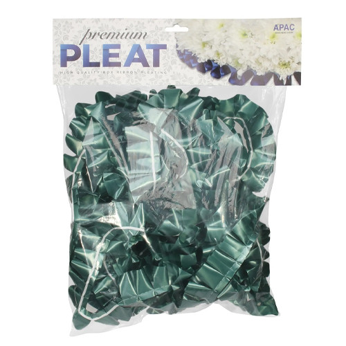 A bag of sage green pleated floristry ribbon A bag of sage green pleated floristry ribbon