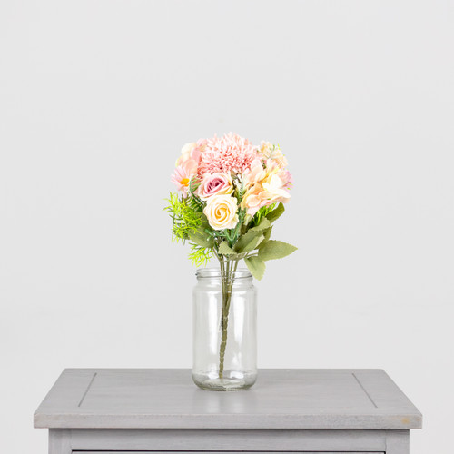 A Pink Small Springtide Floral Bunch, measuring approx. 28cm!