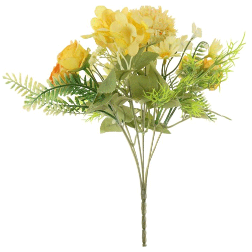 A Yellow Small Springtide Floral Bunch, measuring approx. 28cm!