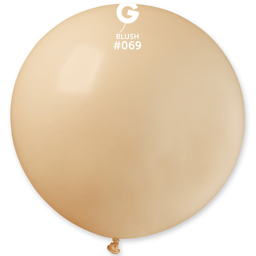 31” standard blush latex balloon