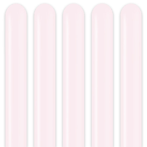 A pack of 100 260 Macaron Pale Pink Kalisan Entertainer Balloons!