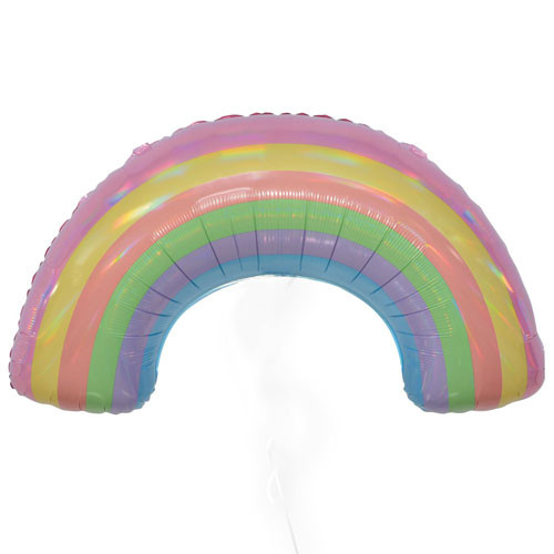 pastel rainbow foil balloon Amscan