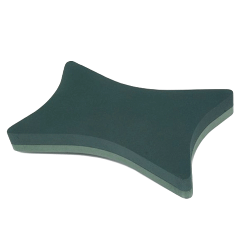 A flat Floral Foam Shape of a Pillow, manufactured by Spicer Designs!