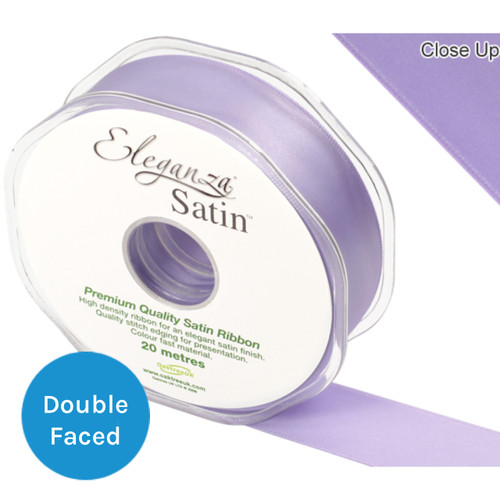 Lavender Satin Ribbon - 25mm x 20m (1)