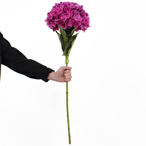 92cm Fuchsia Hydrangea Stem (1)