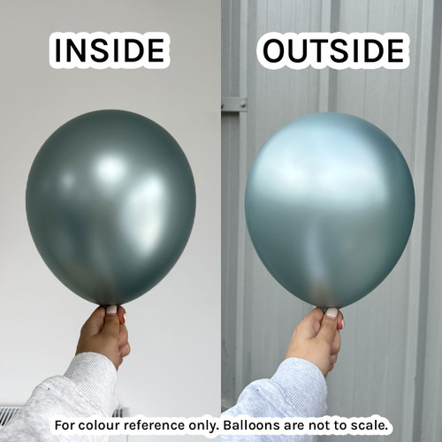 24" Silk Cool Mint Sempertex Latex Balloons (3)