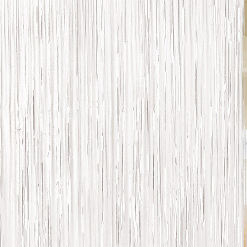 White Metallic Door Curtain - 3ft (1)