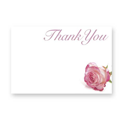 thank you message cards florists