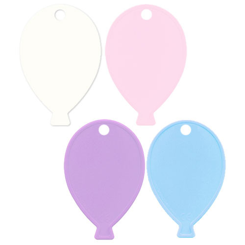 8g Baby Pastel Assortment Balloon Shaped Weights (100)