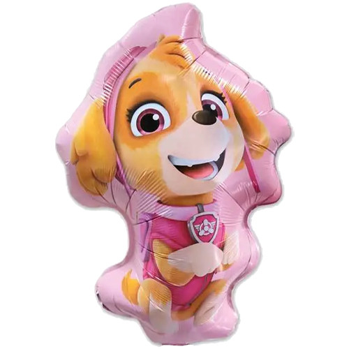 A  Paw Patrol Skye supersize shaped character foil balloon, manufactured by Procos.