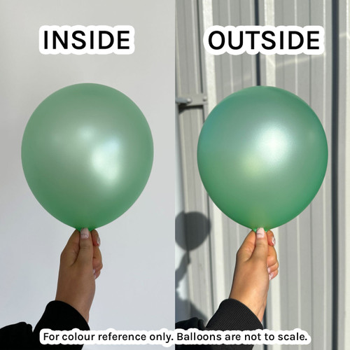 12" Satin Green Sempertex Latex Balloons (50)