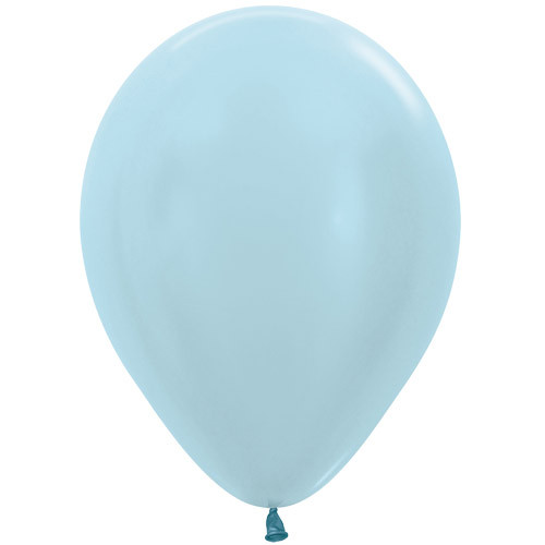 12" Satin Blue Sempertex Latex Balloons (50)