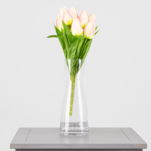 36cm Light Pink Tulip Bunch