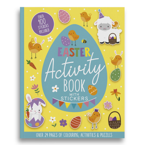 An Easter activity sticker book. An Easter activity sticker book.