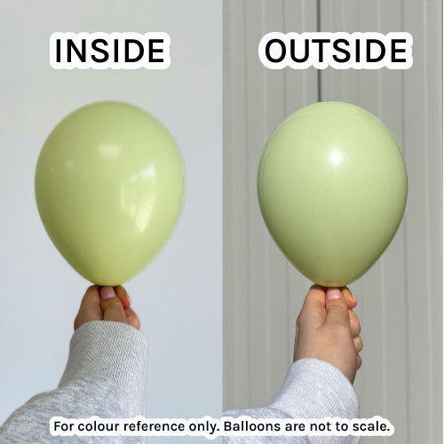 5" Macaron Pistachio Kalisan Latex Balloons (100)