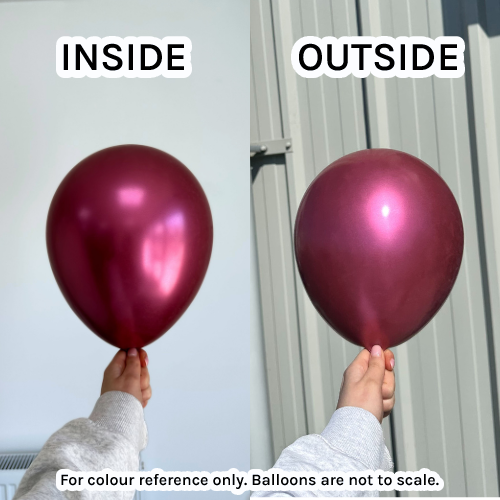 24" Pomegranate Satin Luxe Anagram Latex Balloons (4)