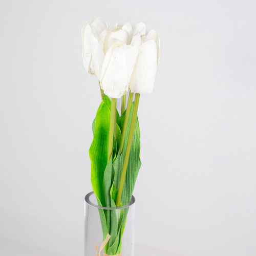 48cm Cream Tulip Bunch (1) 48cm Cream Tulip Bunch (1)