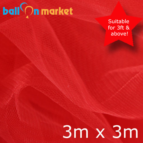 Red Tulle - 3m x 3m (1)