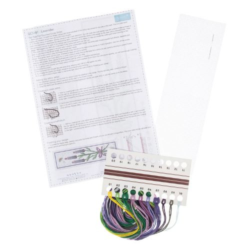 Lavender Bookmark Cross Stitch Kit (1)