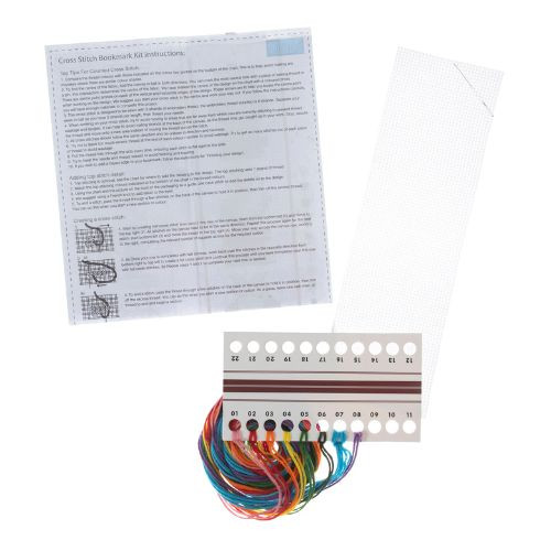 Floral Books Bookmark Cross Stitch Kit (1)