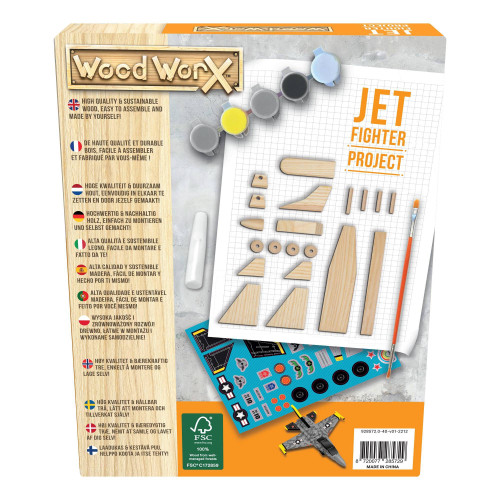A Wood WorX Jet Fighter Kit (back)
