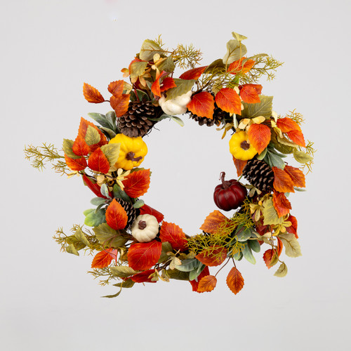 A 60cm Autumnal Wreath.