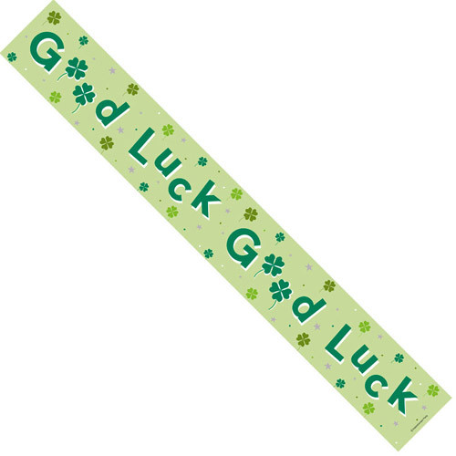 Good Luck Shamrock Banner (1)