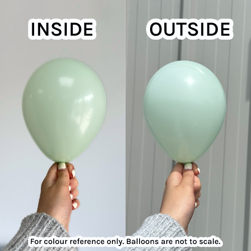 24" Honey Dew Macaron Anagram Latex Balloons (4)