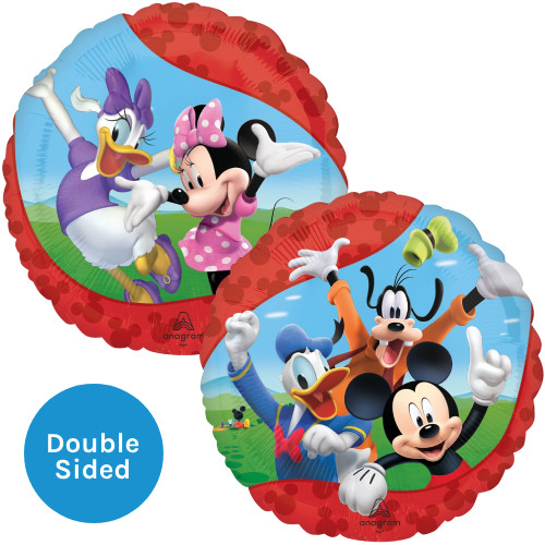 An 18 inch Mickey Mouse Clubhouse Foil Balloon, manufactured by Anagram.