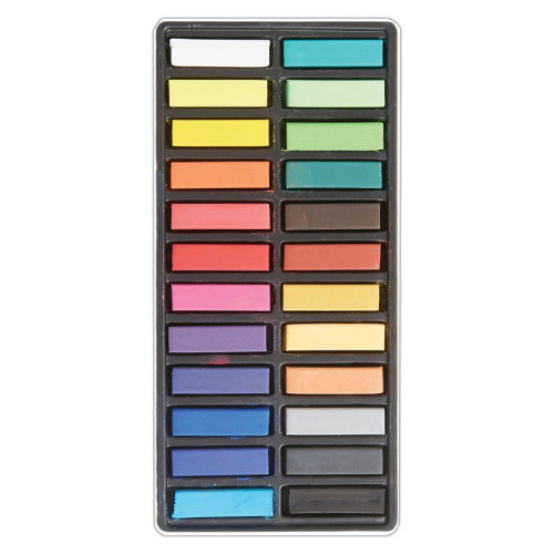A Set of 24 Faber-Castell Mini Soft Pastels.