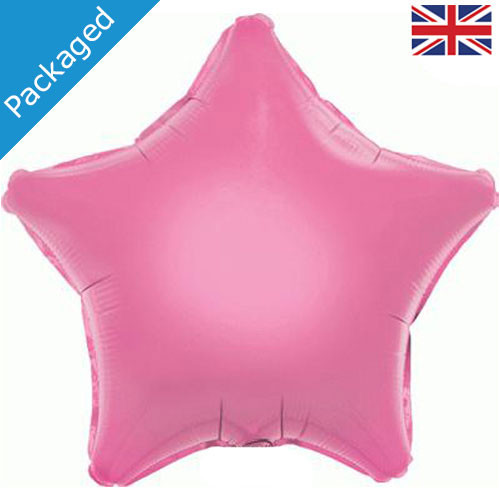 19" Pink Star Foil Balloon (1)