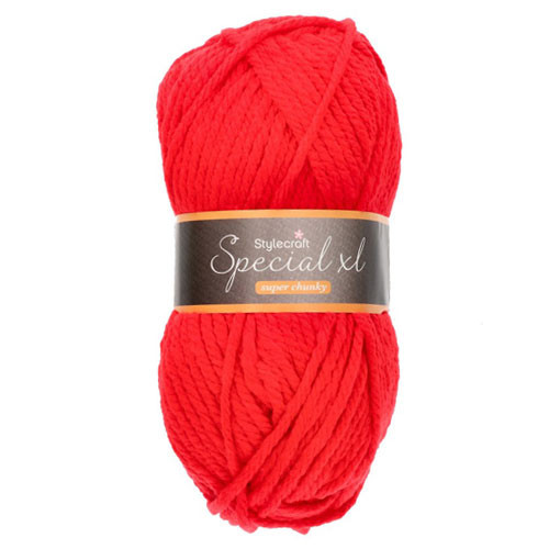 A 200g ball of Special XL Super Chunky Matador Yarn, manufactured by Stylecraft.