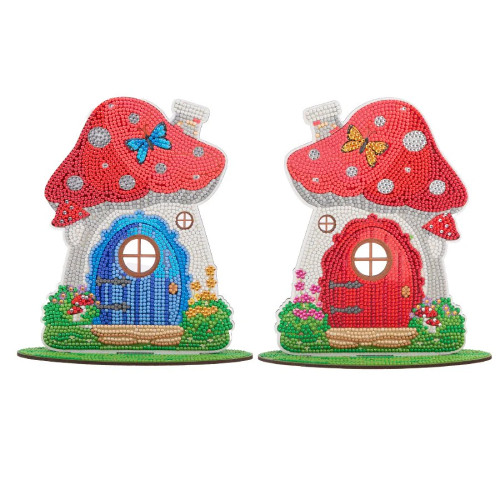 A Cute Toadstools Crystal Art Decoration Kit A Cute Toadstools Crystal Art Decoration Kit