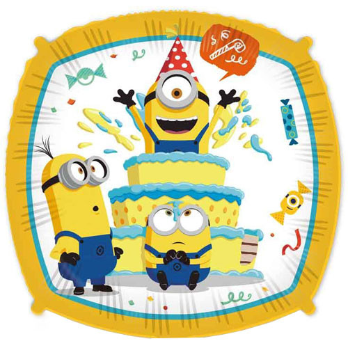 An 18 inch Minions The Rise of Gru Foil Balloon, manufactured by Procos.