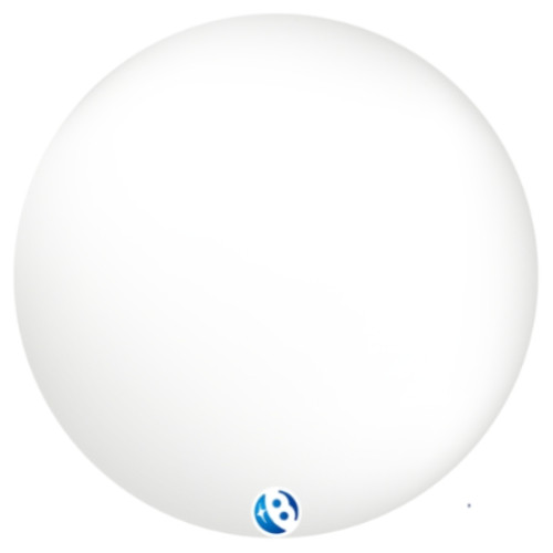 A 24" Clear T-Bubble Balloon. A 24" Clear T-Bubble Balloon.