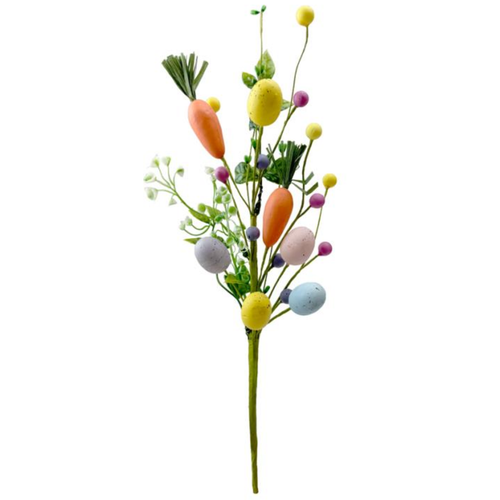 An Easter Egg & Carrots Pick, measuring approx. 47cm.