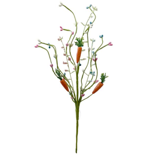 An Easter Carrot Blossom Pick, measuring approx. 47cm.